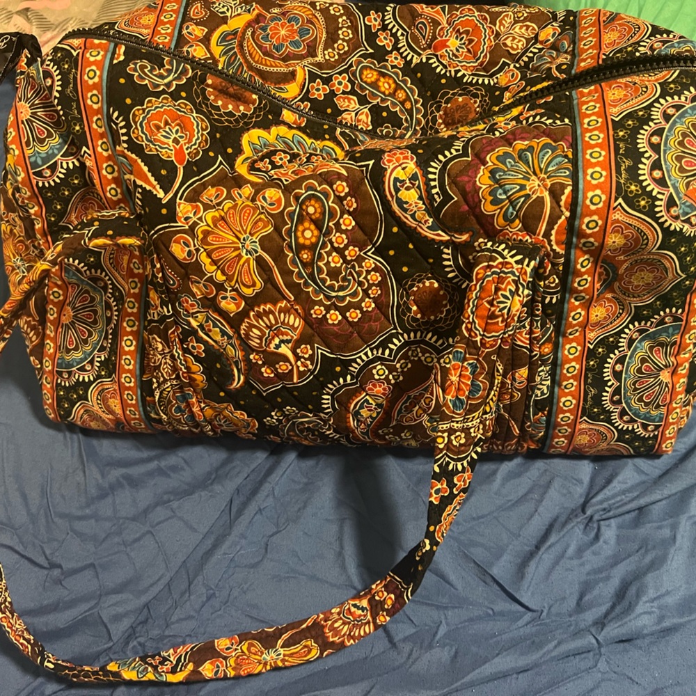 Vera Bradley small duffle and makeup bag